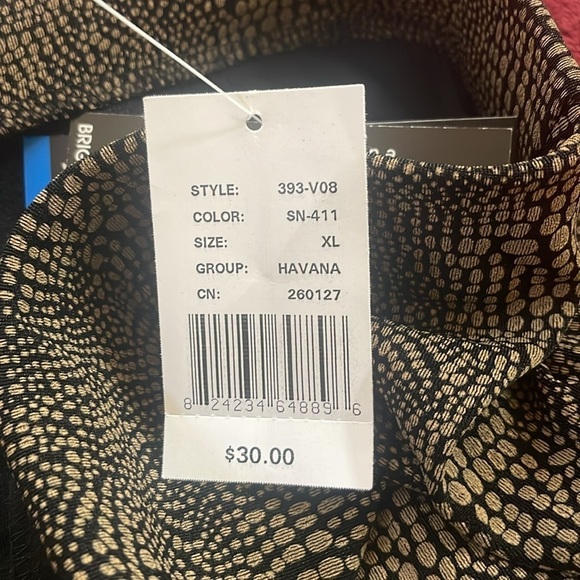 NWT Briggs New York tan &  black skirt with faux buttons and slit in front of XL - Picture 11 of 11